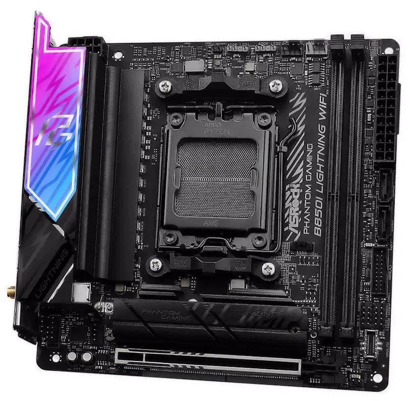 Montaje Placa Base ASRock B850I Lightning WiFi Gaming PC El Casar Guadalajara Informático El Casar - Montaje Placa Base ASRock B850I Lightning WiFi Gaming PC El Casar Guadalajara
